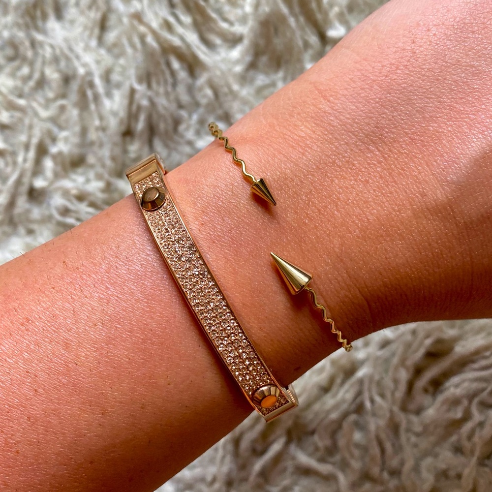 Gold Arrow Adjustable Cuff Bracelet, New in Box!